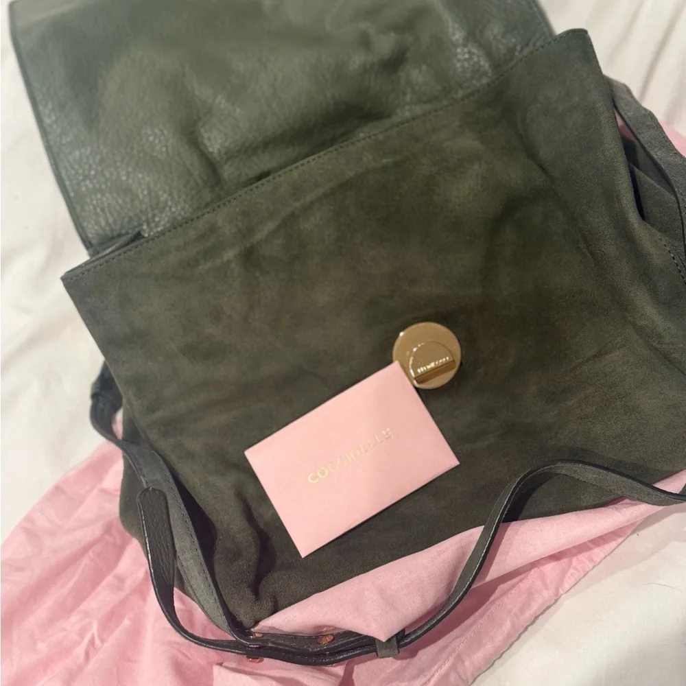 Liya green suede tote bag Coccinelle - Picture 2 of 5